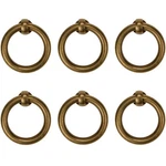 Antique Bronze Pulls Ring 6PCS, 1.38 Inch Drawer Handles, Drop Vin.... Fixed Price $17.21.