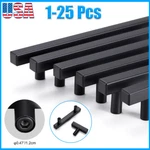 Square Cabinet Handles Modern Stainless Steel Drawer Bar Door Pulls Hardware Lot. Fixed Price $21.55.