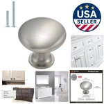 Versatile 10 Pack Zinc Alloy Cabinet Knobs - Brushed Nickel Finish For Any Style. Fixed Price $71.99.