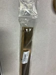 Emtek 87140US4 Modern Edge 10" Finger Pull, Contemporary Collection, Satin Brass. Fixed Price $26.63.
