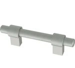 Brainerd Adjustable P44370W-FB 1 3/8" 4" Wrapped Pull Flat Satin NICKEL4 Pack. Fixed Price $24.98.