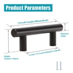 50-PACK Black Kitchen Cabinet Pulls Stainless Steel Drawer Bar Knob Handles Us. Fixed Price $29.70.