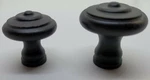 Small Cast Iron Round Knob Pull Handle Black Mid Century Modern Antique Retro. Fixed Price $6.12.