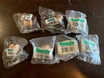 Cabinet Knobs 1" Natural Wood Mushroom Lot X7PKS Laurey 33201. Fixed Price $6.49.
