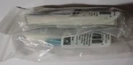 Lot OF2 New 3" Liberty Dual Mount Vista Satin Nickel White Cabinet Pull Freeship. Fixed Price $13.95.