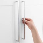 Askano 5-PACK 12.6" Polished Chrome Square Bar Cabinet Pull Handles ZP2401. Fixed Price $67.80.