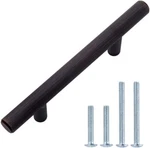 9-AMAZONBASICS Euro Bar Cabinet Handle 3/8-INCH Diameter 5.88-INCH Length Black. Fixed Price $25.70.