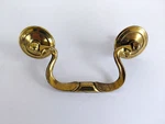 Lot Of 22 Hickory Hardware P3100-SN Brass Drop Bail Drawer Pull. Fixed Price $49.99.