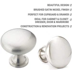 Ingeniuso Kitchen Cabinet Round Knobs, Satin Nickel Finish, Diameter 1.1 Inch. Fixed Price $24.95.