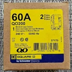 New Square QO200 Pole 60 Amp 120/240VAC Molded Case Switch Non Fused. Fixed Price $35.00.