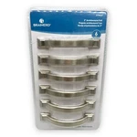 Brainerd Hardware Cabinet 3 Architectural Pull Handles 6-PACK Set Satin Nickel. Fixed Price $8.00.