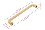 Utopia Alley Venice Pull - Rose Gold Metal Drawer Handle, 6.3". Fixed Price $49.45.