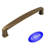 *5 Pack* Cosmas Cabinet Hardware Brushed Antique Brass Handle Pull #4392-128BAB. Fixed Price $16.45.