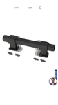 5 Franklin Brass P44367-FB-B Adjusta-pull Square Bar Matte Black. Fixed Price $24.99.