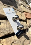 2-PACK Mainstays Round Zamak Ball Cabinet Knobs Brushed Nickel (screws Included). Fixed Price $8.95.