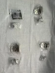 Brainerd Knobs P27772W-SN-CP + 8 Liberty H0104AC-SN-O3 Hinges Satin Nickel. Fixed Price $10.95.