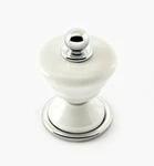 Brainerd Coat & Robe Hook White Ceramic Brushed Nickel 54548 Knob Pull 10 Pack. Fixed Price $12.99.