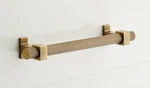 Signature Hardware SH553025ABM 5-1/16" Andrex Knurled Cabinet Pull Antique Brass. Fixed Price $14.99.