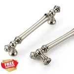 Home Expert Brushed Nickel Cabinet Pulls, 3.75" Center, 20 Pack, Kitchen Handles. Fixed Price $80.99.