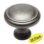 *25 Pack* Cosmas Weathered Nickel Round Cabinet Knob #5982WN. Fixed Price $30.24.