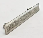 Vintage High End Long Ornate Nickel 9X1 Drawer Cabinet Pull Handle. Fixed Price $5.99.