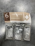 (6) Satin Nickel 3"CC Contempo Cabinet Or Drawer Wire Pull Handle. Fixed Price $8.99.