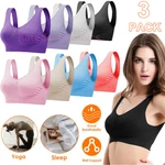 3PACK Bras Seamless Wire Free Weight Support Tank Sports Yoga Sleep Us. Fixed Price $11.05.