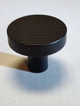Homdiy 10 Pk Knurled Surface Black Round Knob/pull, Kitchen Hardware, Zinc Alloy. Fixed Price $14.95.