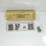 Restoration Hardware Alphabet Knobs E,f,h Missing. Fixed Price $14.99.