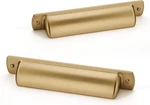 Khtumeware 10 Pack 3" Drawer Pulls Champagne Bronze Cabinet Cup Kitchen. Fixed Price $42.83.