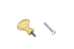 Small Oval Antique Furniture Drawer Knob Boat Cabinet Colonial Solid Brass. Fixed Price $7.50.