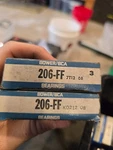 Box Federal Mogul Bearing 206-FF. Fixed Price $18.00.