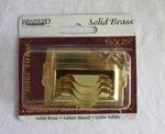 Brainerd 4 Solid Brass Card Holder Drawer Cabinet Label Catalog Tag. Fixed Price $8.00.