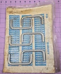 6 Nos Amatom 10541-A-1032 3/8" X 7/8"" Aluminium Milspec Rack Handles. Fixed Price $25.00.