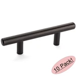 *10 Pack* Cosmas Cabinet Hardware Oil Rubbed Bronze Euro Bar Pull #305-2.5ORB. Fixed Price $24.64.