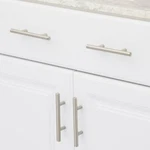 25 European Style 3" Satin Nickel Bar Kitchen Bathroom Door Cabinet Drawer Pulls. Fixed Price $25.00.