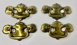 3" Drawer Pull - Bat Winged Chippendale Style Antique Vintage Brass Tone. Fixed Price $16.95.