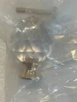 Lot Of 6 Liberty Hardware Acrylic Brass Pull Knobs P30101C-CSB- Inch. Fixed Price $20.00.