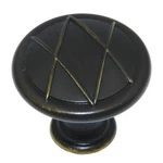 Amerock Lattice Roman Bronze 1 3/8" Round Cabinet Pull Knob BP24234RB. Fixed Price $7.57.