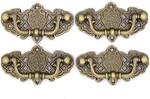 Lxz 4 Pcs Vintage Antique Brass Bail Pull Handle For Wooden Drawer Cabinet Cupbo. Fixed Price $18.26.