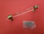 Amerock BP36655CBBZ, Glacio 5-1/16"-CENTERS, Cabinet Pull Clear/golden Champagne. Fixed Price $31.04.