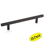 *25 Pack* Cosmas Cabinet Hardware Oil Rubbed Bronze Euro Bar Pull #305-128ORB. Fixed Price $75.35.