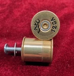 Hunting Themed Cabinet Hardware, Deer Brass 12 Ga Shotgun Knobs - Pair. Fixed Price $19.00.