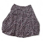Vintage George Mulberry Leaf Print Midi Skirt, Women's Size 6. Fixed Price $17.10.