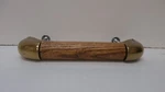 Belwith Hickory Hardware Cabinet Knob 4" Long Natural & Brass Pull P455-OAK. Fixed Price $9.95.
