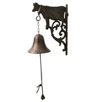 Bestgiftever Rustic Cast Iron Wall Bell With Embossed Cow Accent - Vintage Ou.... Fixed Price $56.99.