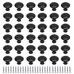 Phituoda 36 Round Cabinet Knobs 1.05 Inch Pack, Black. Fixed Price $18.69.