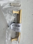 Alno A310-35-SB Manhattan 3.5" Solid Brass Satin Cabinet Pull. Fixed Price $30.32.