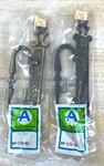 2 Vtg Amerock Madeira Antique English BP-170-AE 3" Drawer Bail Pull Handle Nos. Fixed Price $15.99.