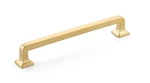 2) Schaub Company 537-SSB Menlo Park 6" Cabinet Handle Signature Satin Brass. Fixed Price $31.87.